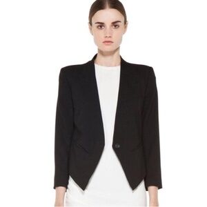 Helmut lang wool smoking cropped Blazer size 4